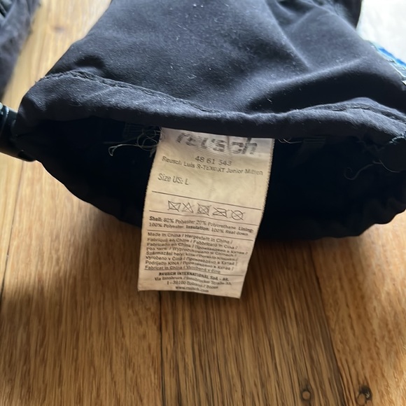 Reusch Snowsports Kito R-Tex XT Junior Ski Mitten Size L - Picture 6 of 8